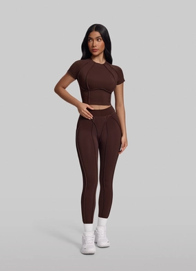 Fitness Lover Studio Practice Contour Stitch Leggings