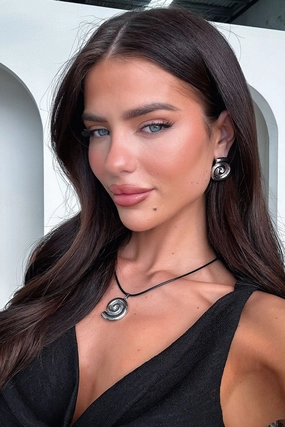 Cove Necklace - Silver Soft Elasticity Tropical Fun