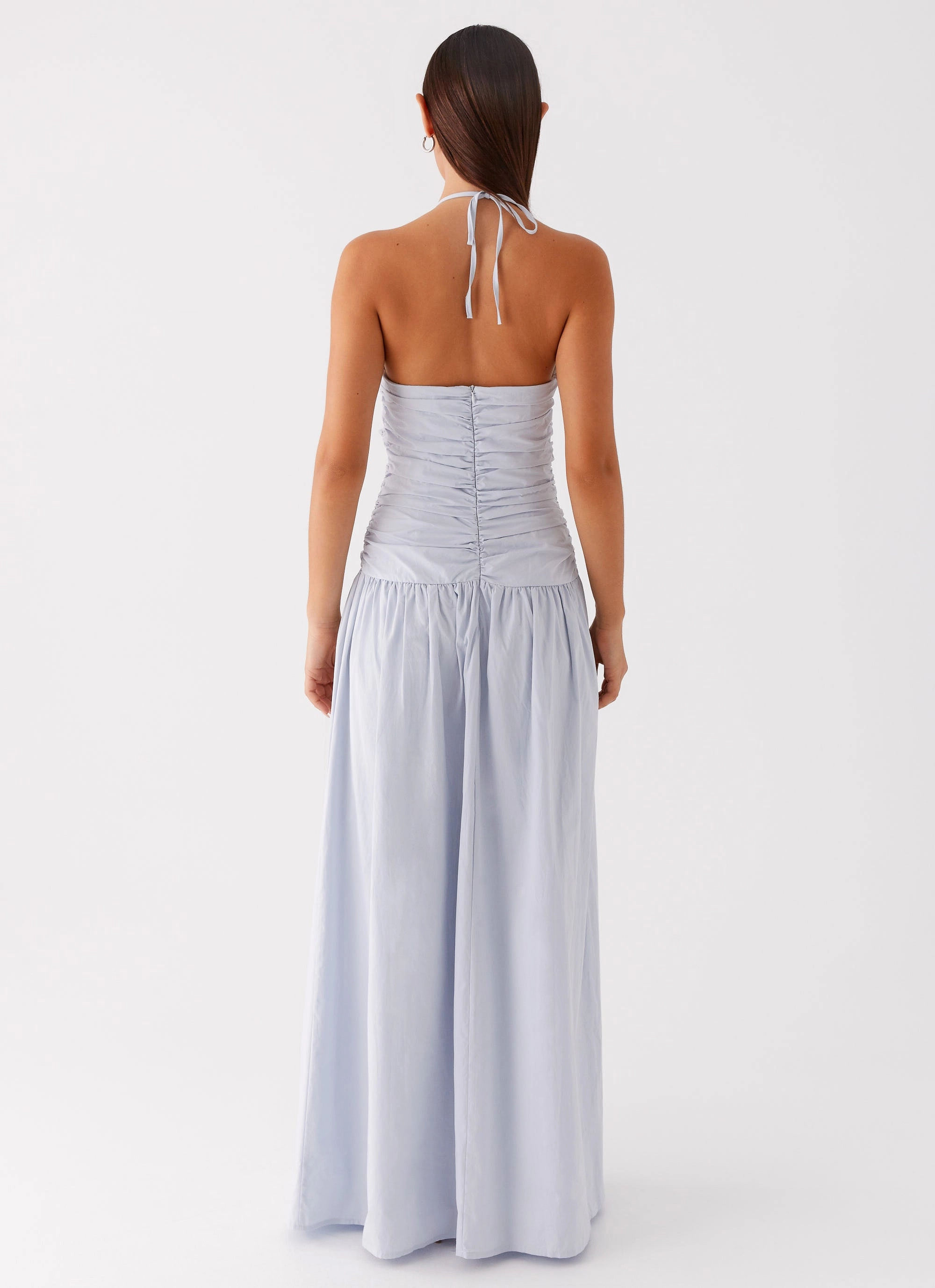 Cristina Halter Maxi Dress - Cornflower Blue Anniversary-Event
