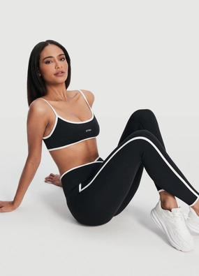 Crossover Waist Leggings High Waist