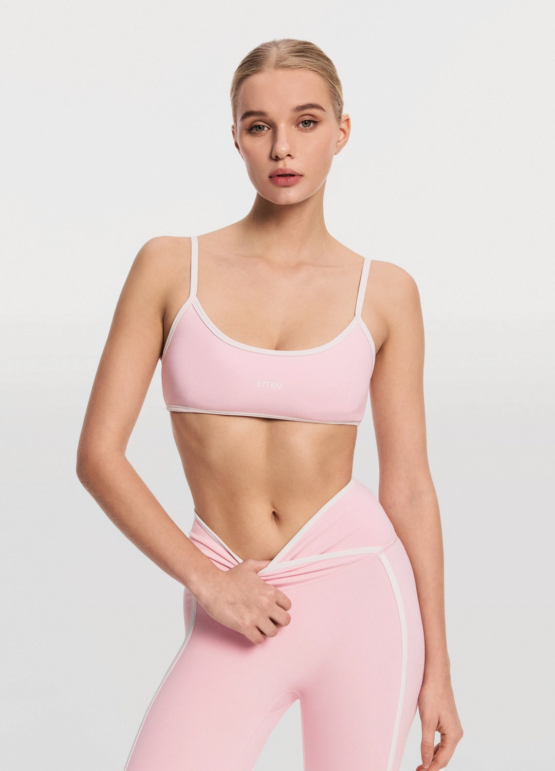 Crossover Waist Leggings Gym Workout Petite Size Breathable Style