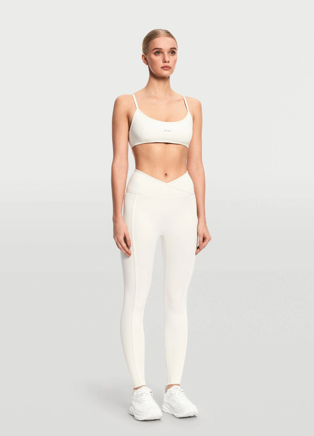 No Ride Down Waist Active Lifestyle Dance Practice Crossover Waist Leggings