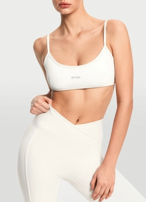 Flexible Hem Feel Fresh Crossover Waist Leggings