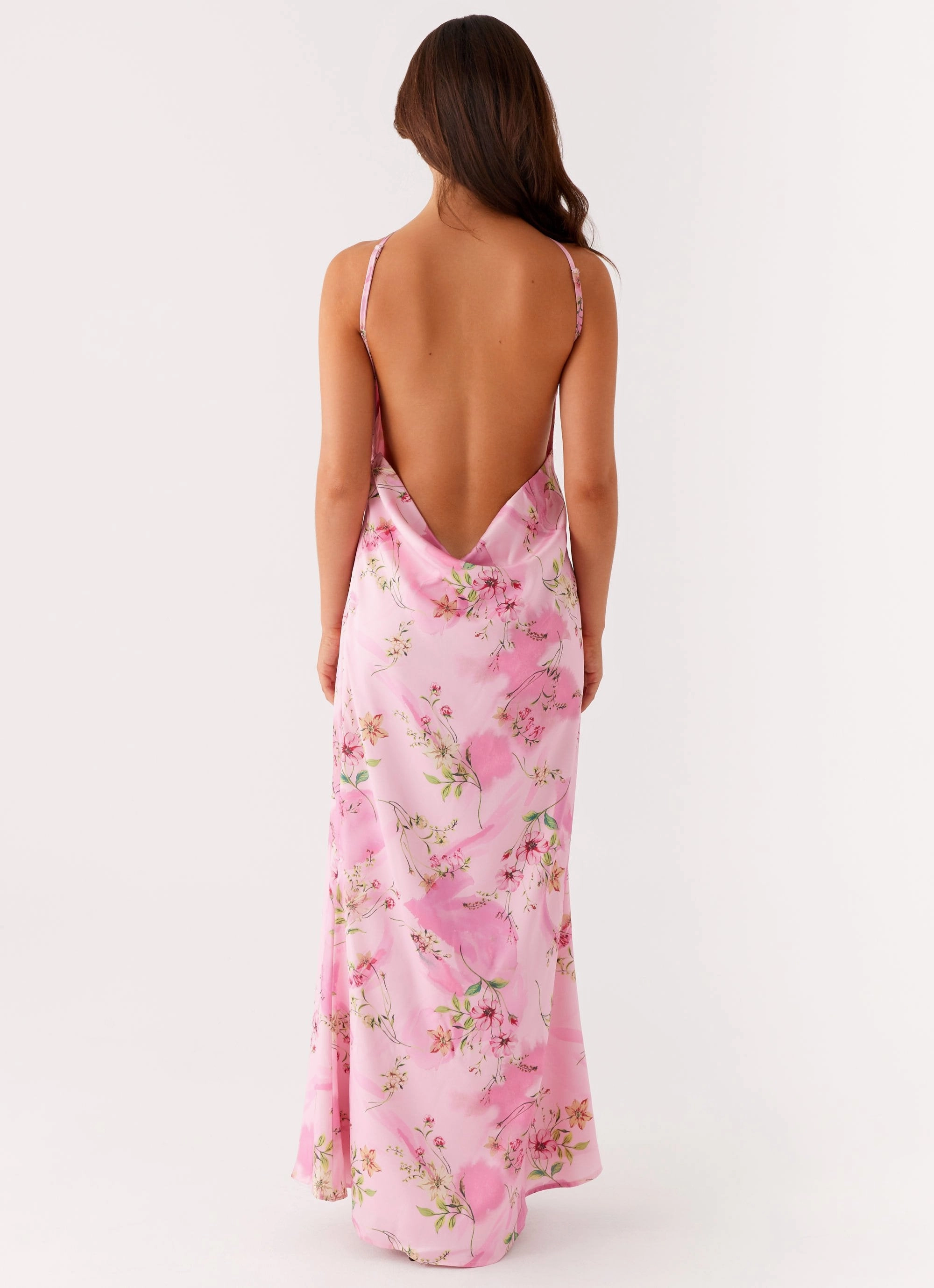 Love Glow All Season Pascal Maxi Dress - Pink Floral Print