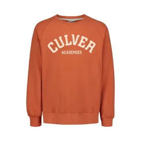 Culver Academies Vintage Fleece Crew - Vintage Orange active top Luxury
