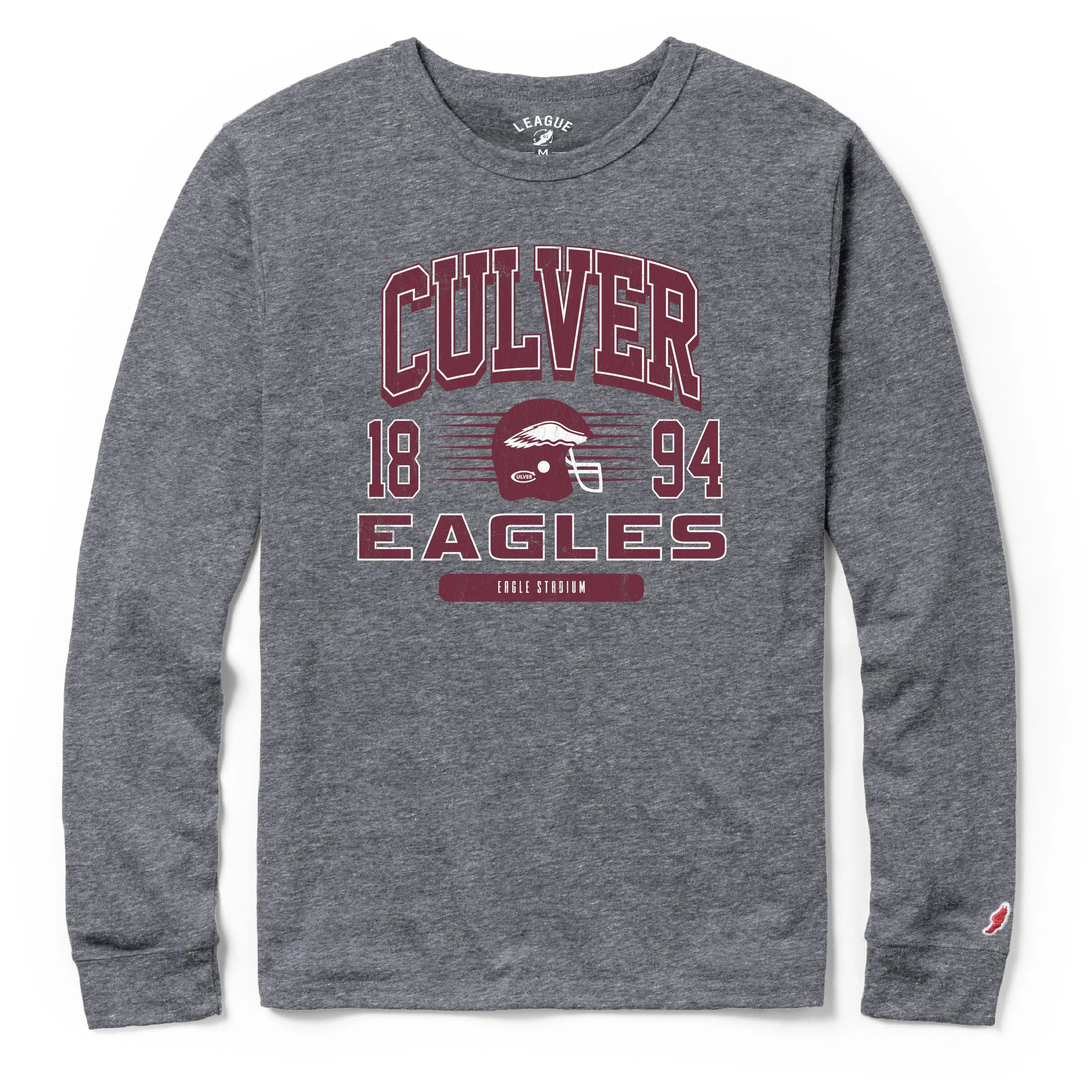 Culver Football Victory Falls Long Sleeve - Fall Heather Affordable accessibility Cozy Comfort Fit