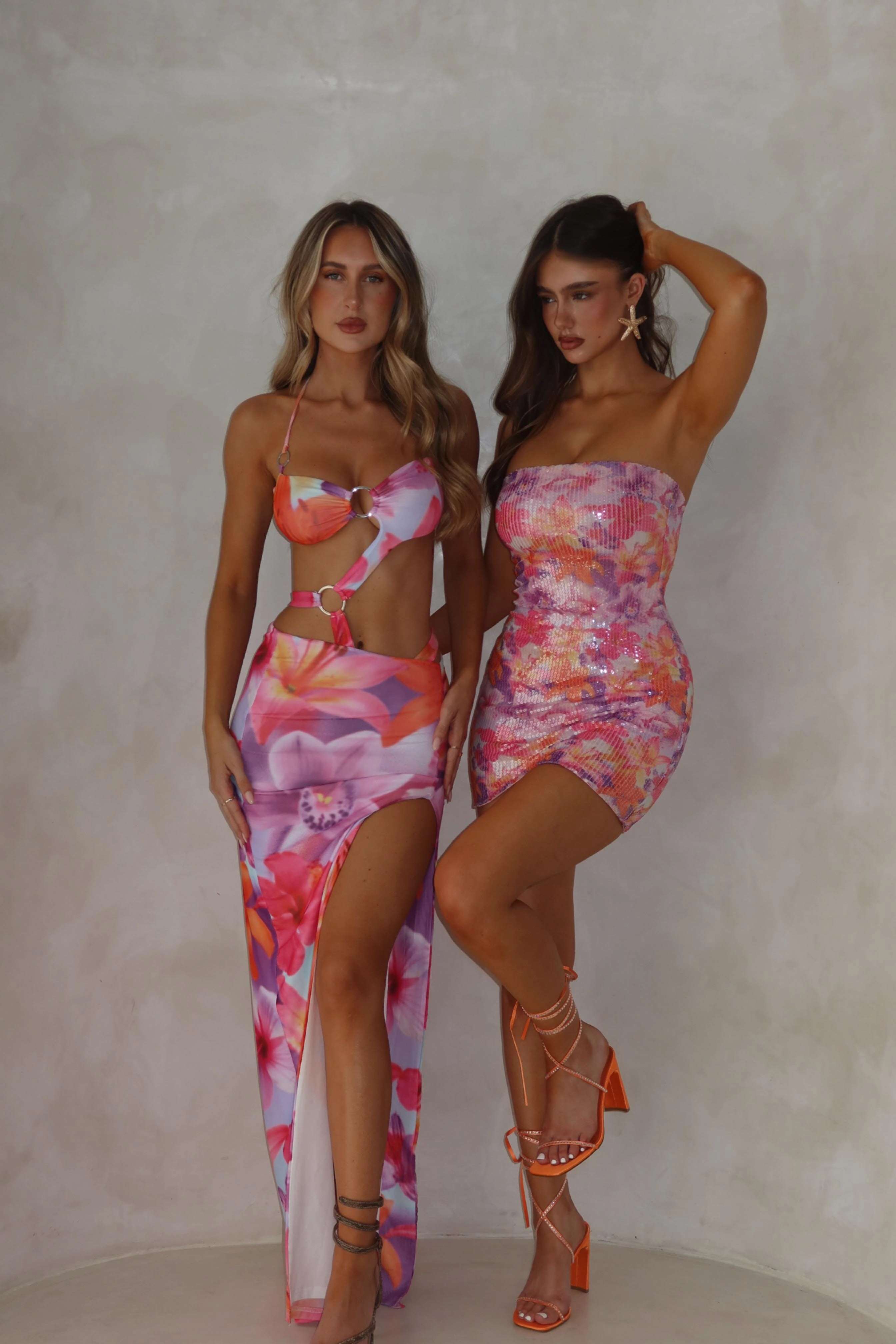 Classic-style Crisp Texture SANGRIA MINI DRESS HANA SEQUIN