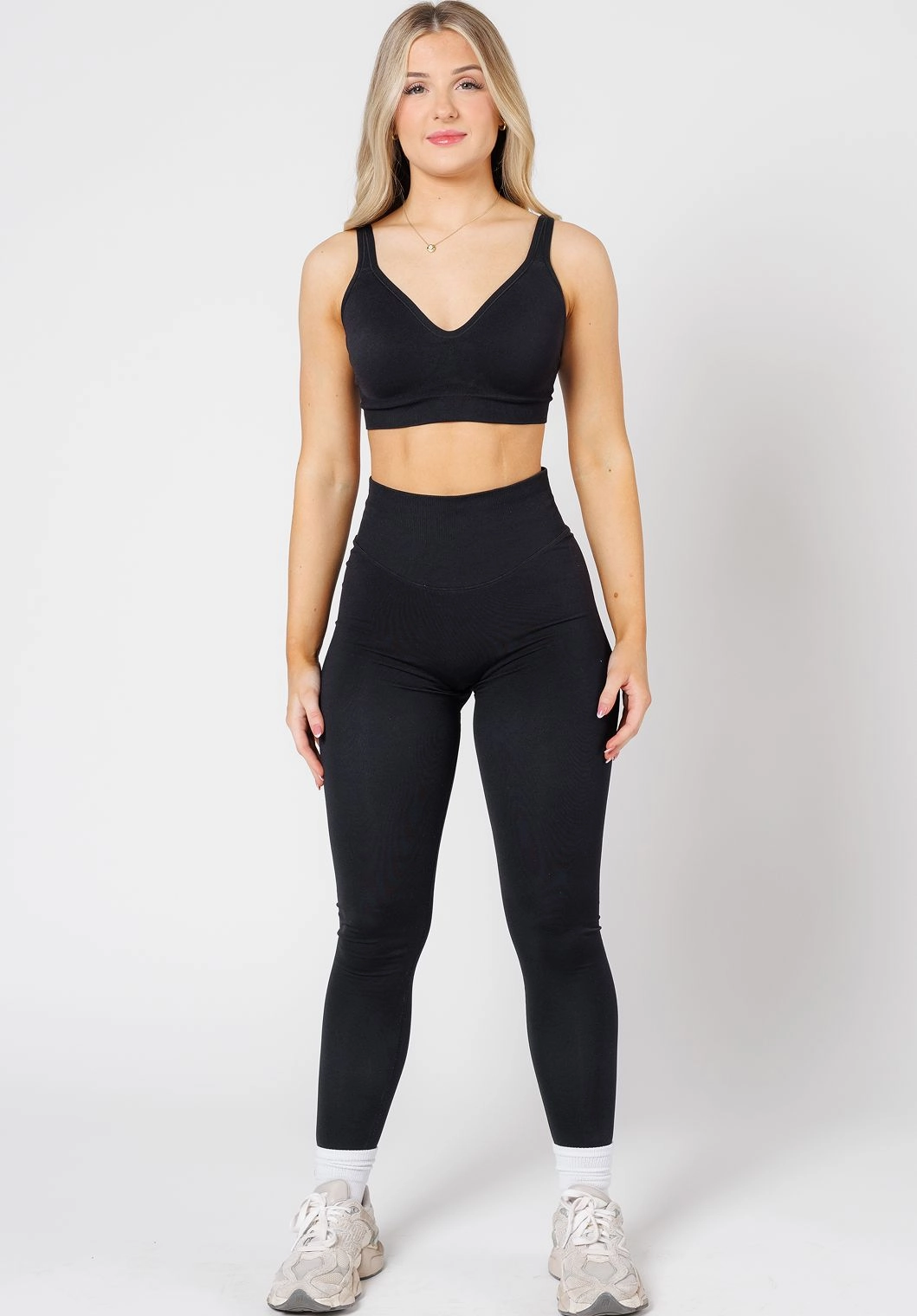 Tall Fit Studio Practice CurveFlex Hourglass Sculptseam? Plus Seamless Legging Black