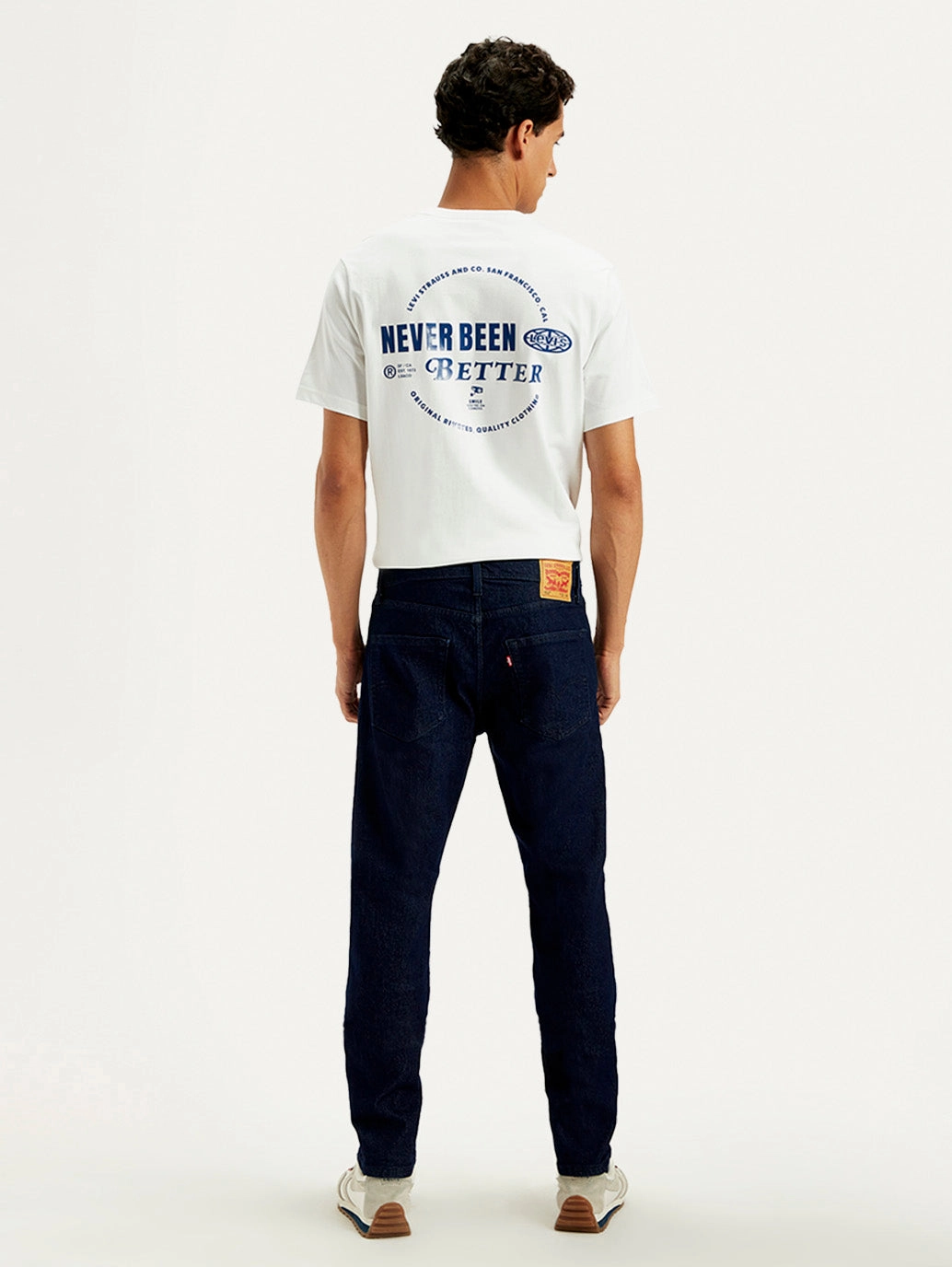 Beach Day Breathable Weekend Warrior Luxury Athlete Fit Men's 512 Dark Blue Slim Tapered Fit Mid Rise Jeans