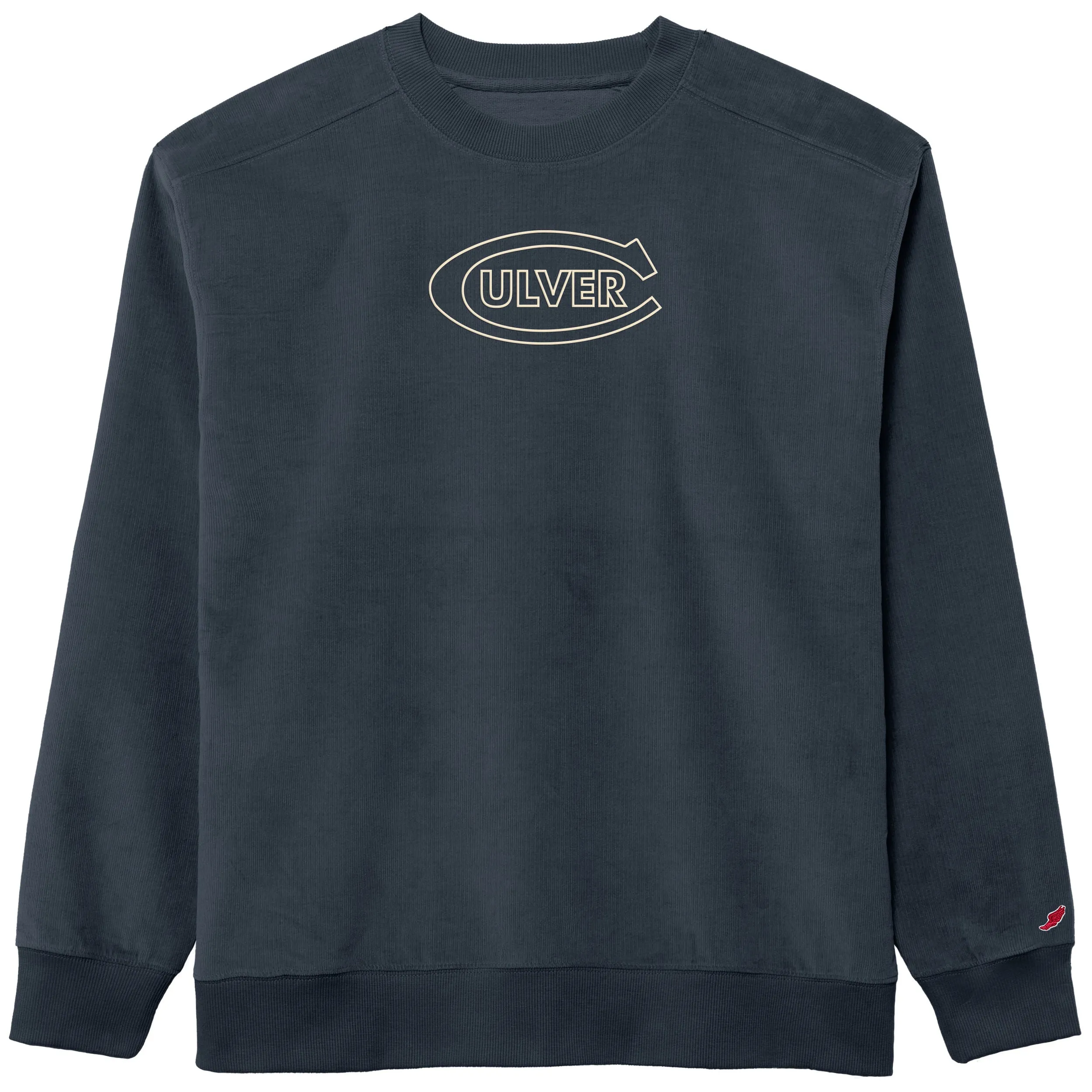 Culver Cord Crew - Spring Navy Chill Style Cold Layer
