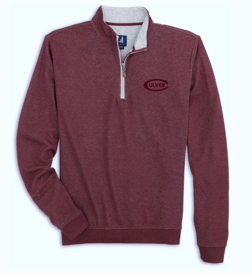Johnnie O Men's Maroon Sully 1/4 Zip - Maroon good for rainy days