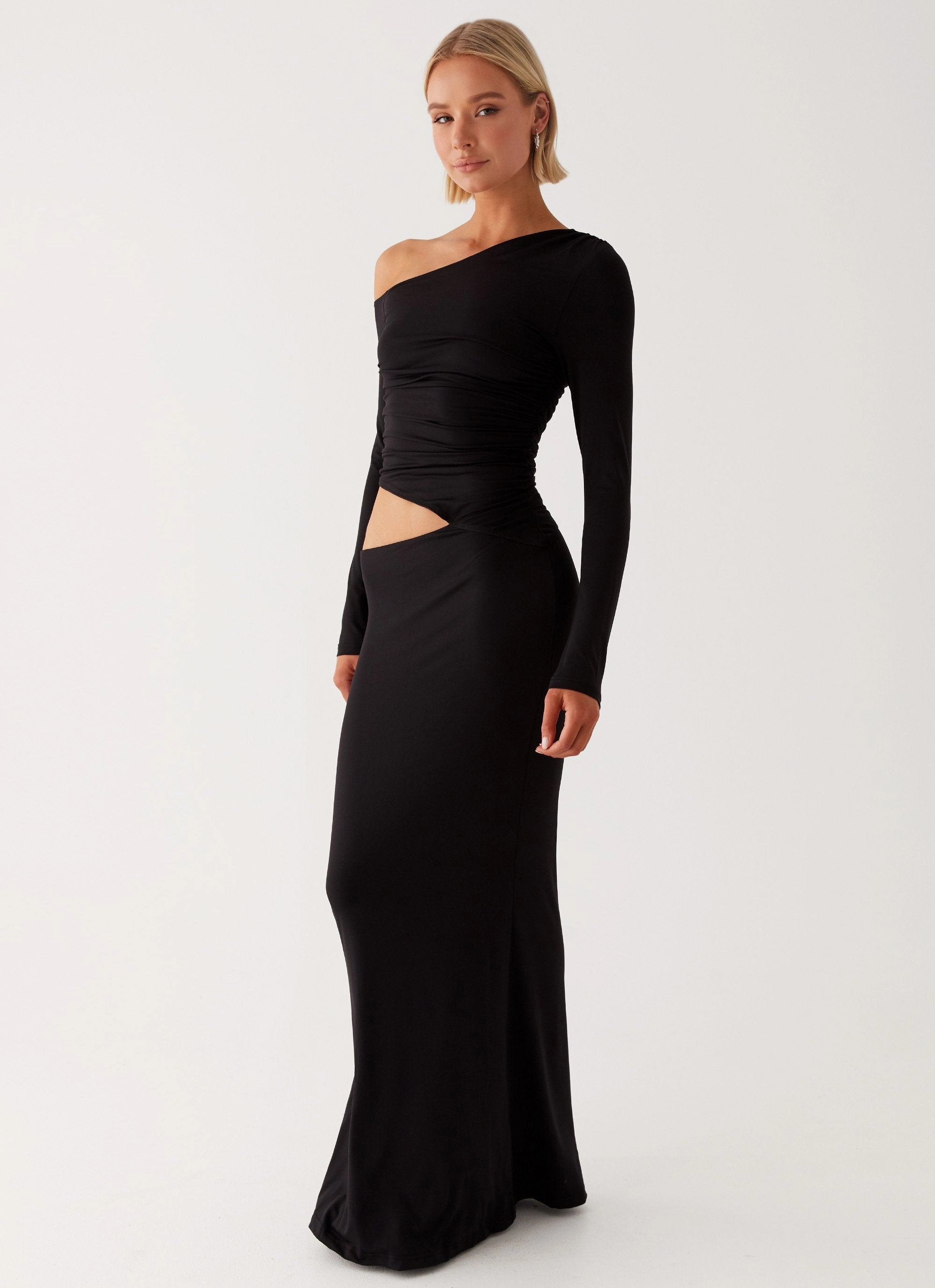 Good Vibrations Maxi Dress - Black Stylish and Simple All Fit