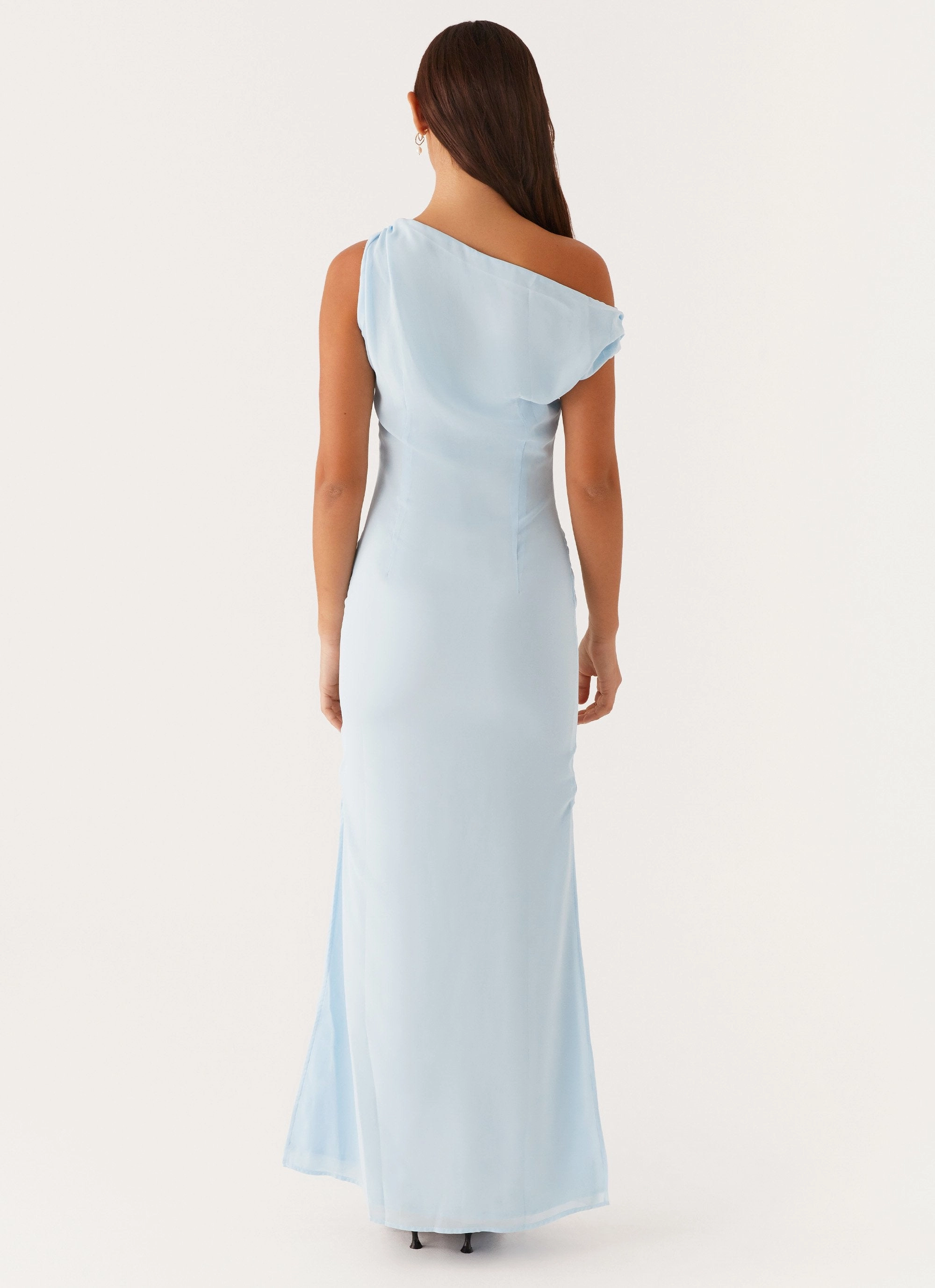 Day Chic Dinner Date Maxi Dress - Blue