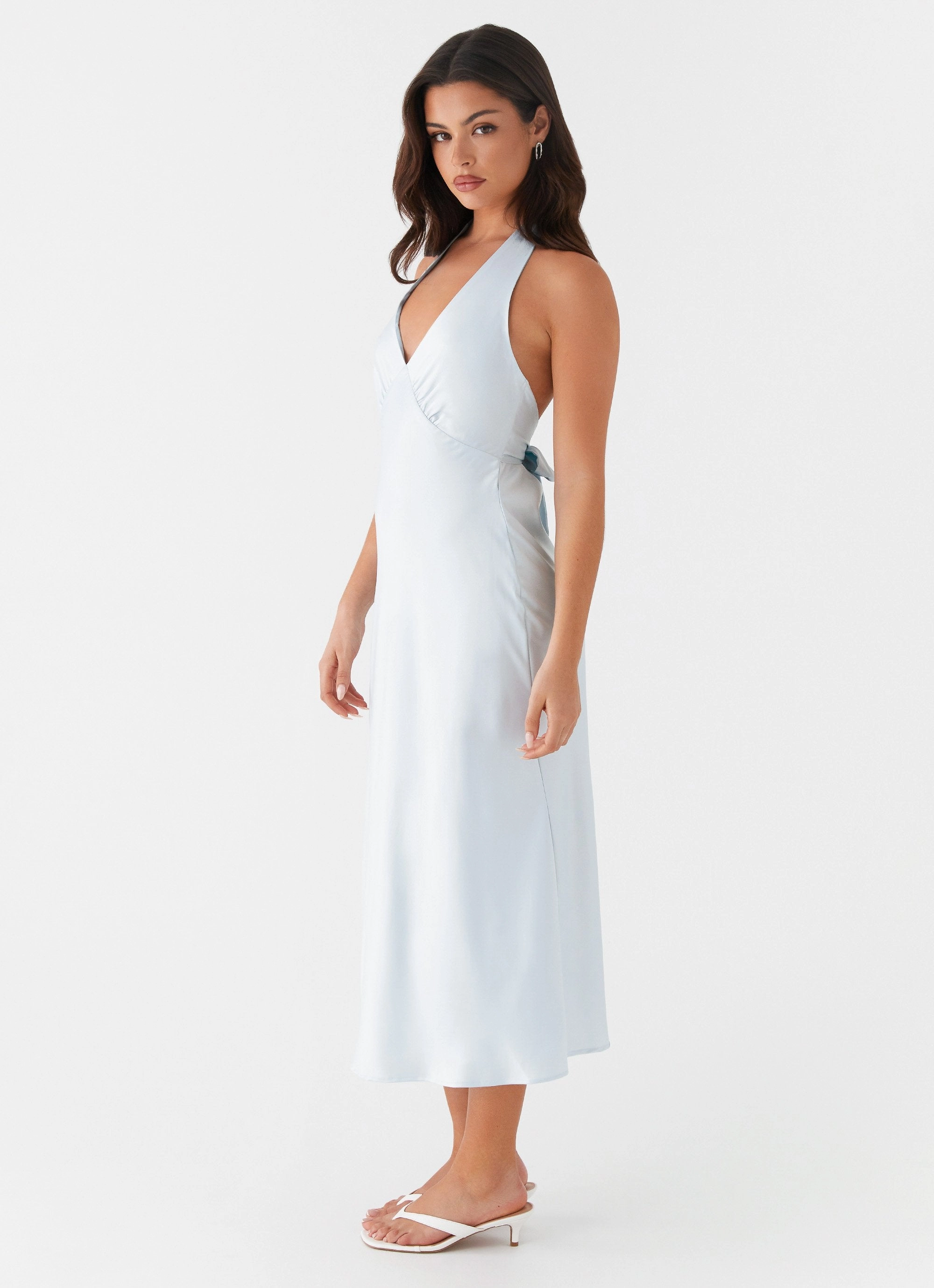 Heavy Hearted Midi Dress - Blue All-day Comfort