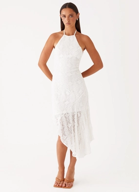 Sondela Maxi Dress - White vacation look Date Ready