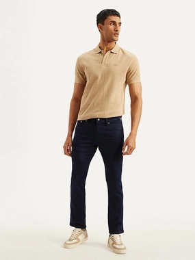 Core Fit Men's 65504 Dark Blue Skinny Fit Mid Rise Jeans