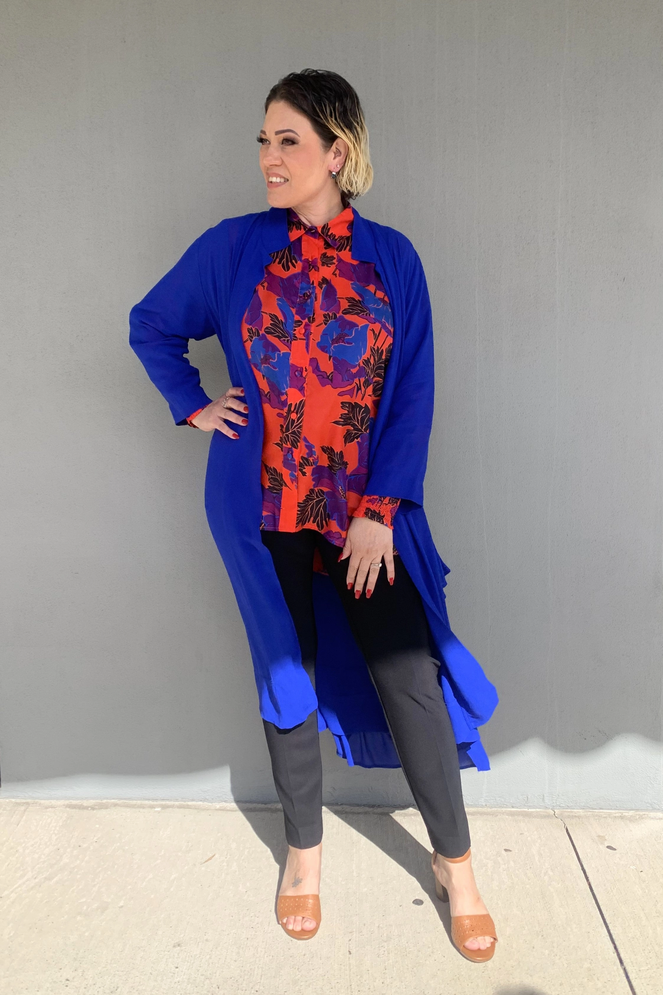 Jellicoe - JS24-26A Frilled Back Duster All Weather Protection