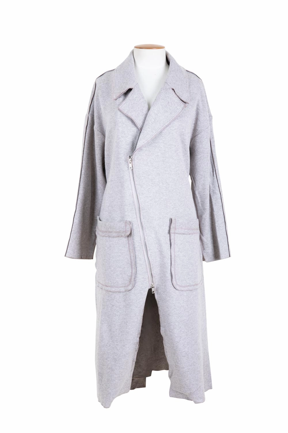 dref by d - DD0183 Ionian Coat Eco Conscious Dye Process