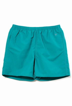 AdjustableDrawstring Goldwin Men's Nylon Shorts 5" - Moist Green