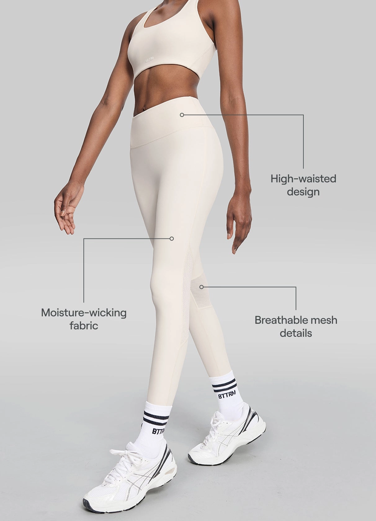 Breathable Fabric For Men High Impact Mesh Leggings