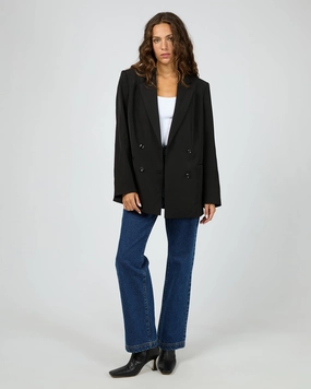 Silent Theory Owen Blazer Black AntiPilling Finish