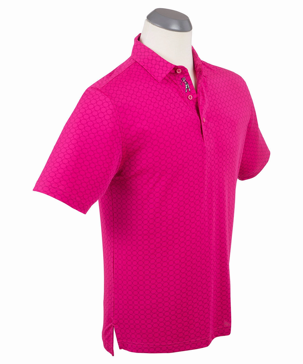 Performance Geo Nautical Print Polo Vibrant Style SlimFit Design
