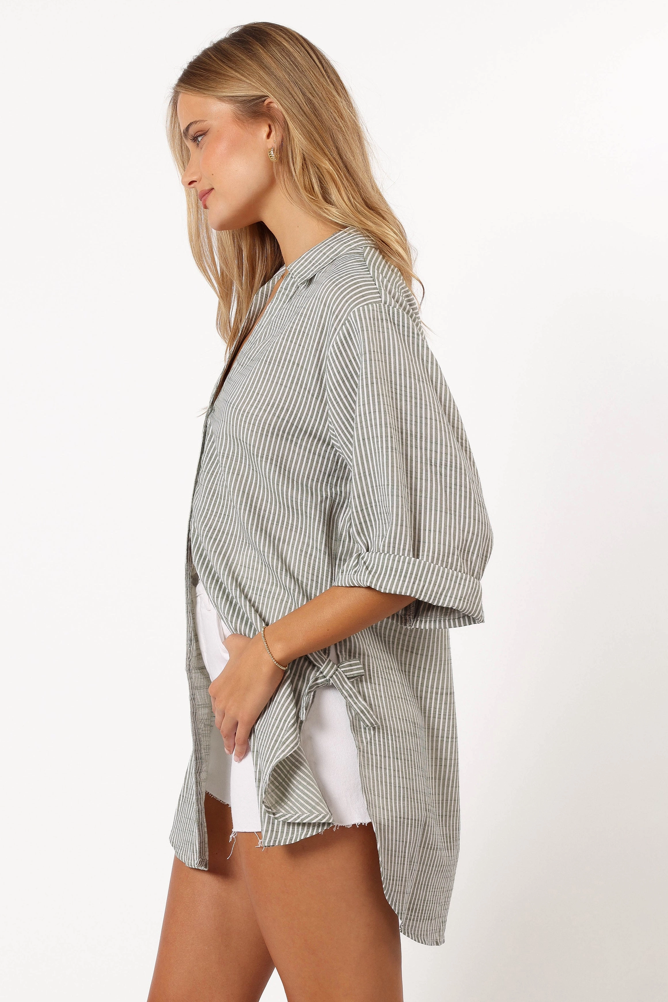 Workwear Casual Wren Oversized Shirt - Olive