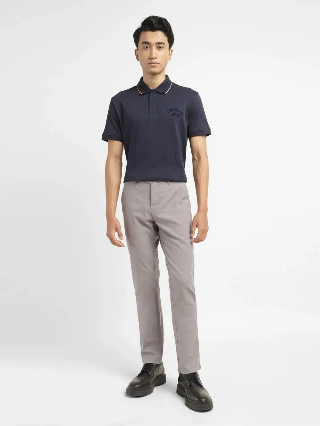 Casual Comfort Fit Men's 511 Grey Slim Fit Chinos