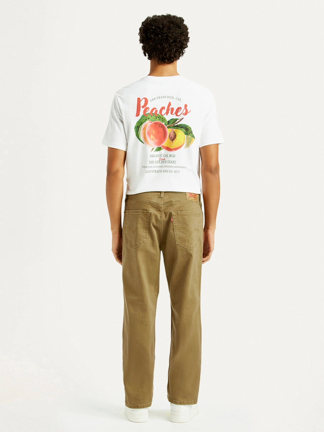 Base Outfit Men's 541 Khaki Athletic Tapered Fit Mid Rise Jeans