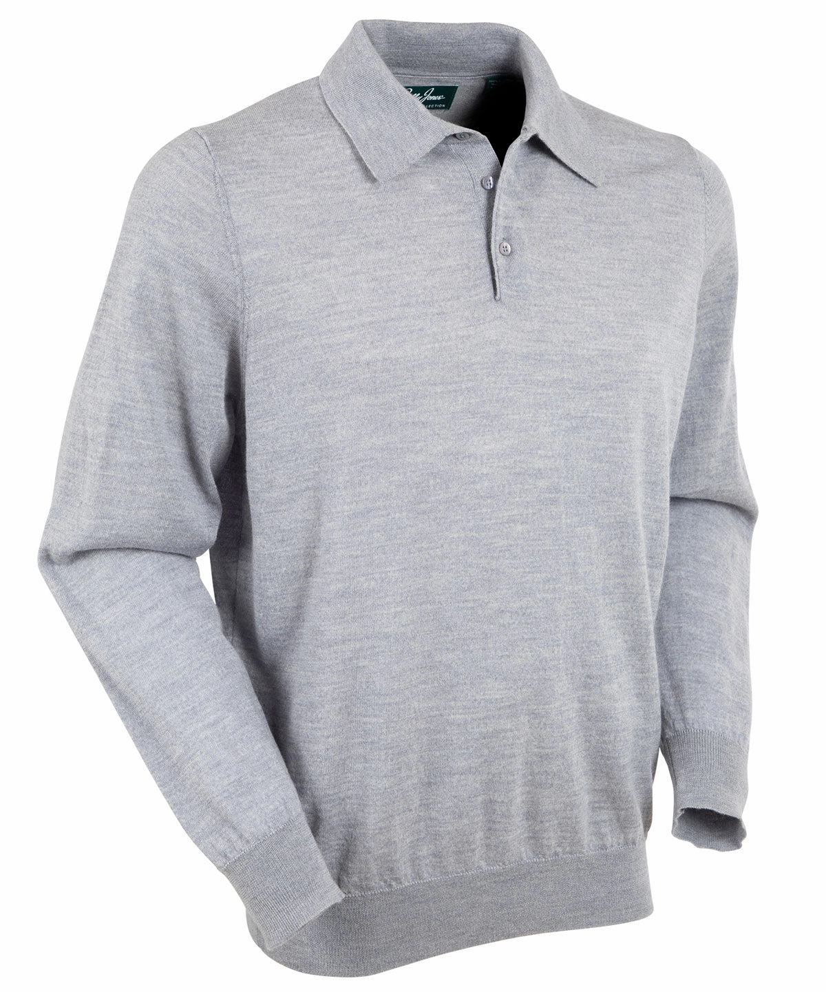 LowProfile Stitching Seasonal Fit Signature Ultra Light 100% Merino Wool Long-Sleeve Polo Sweater
