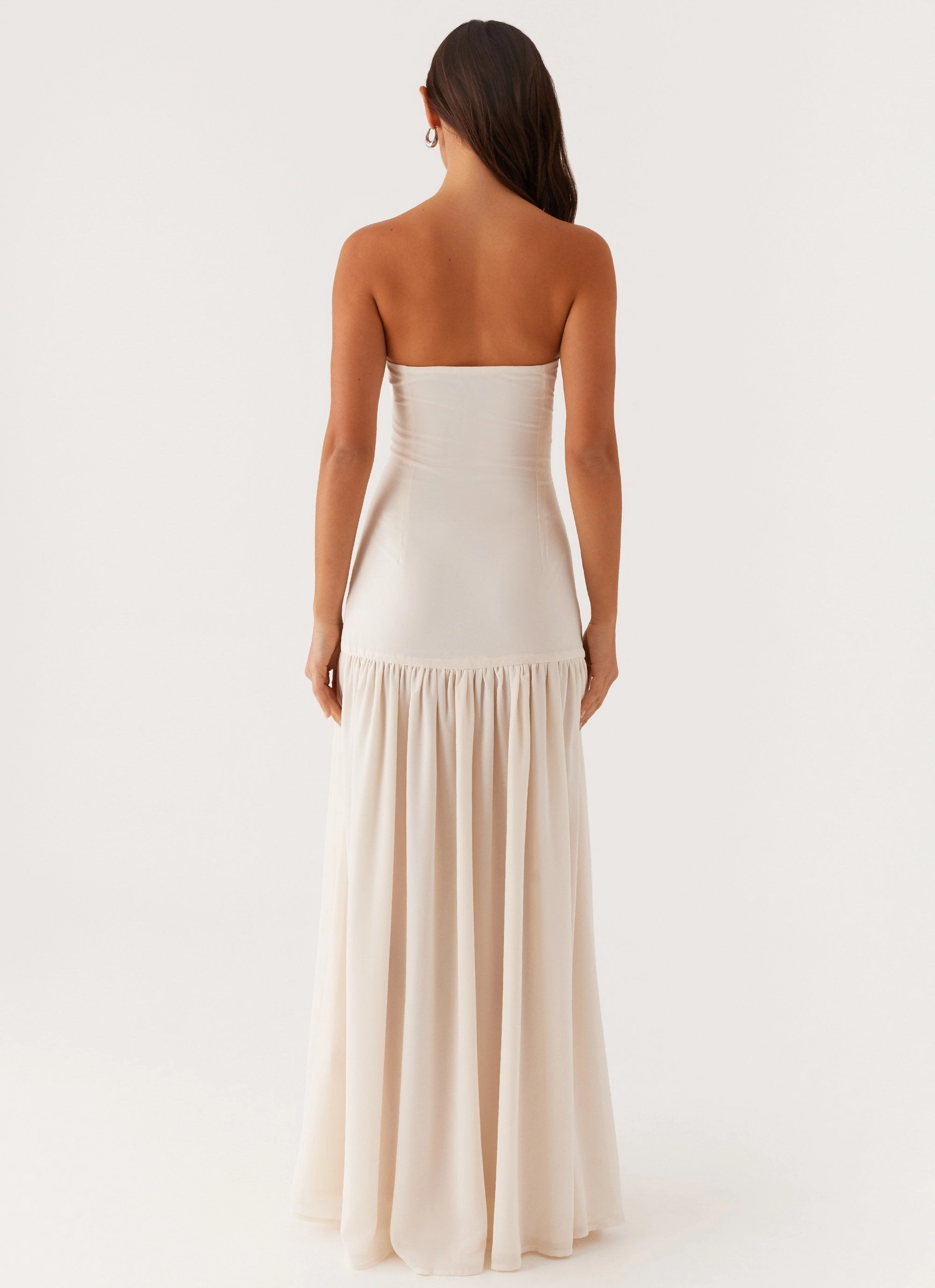 Year Round Eden Strapless Maxi Dress - Ivory