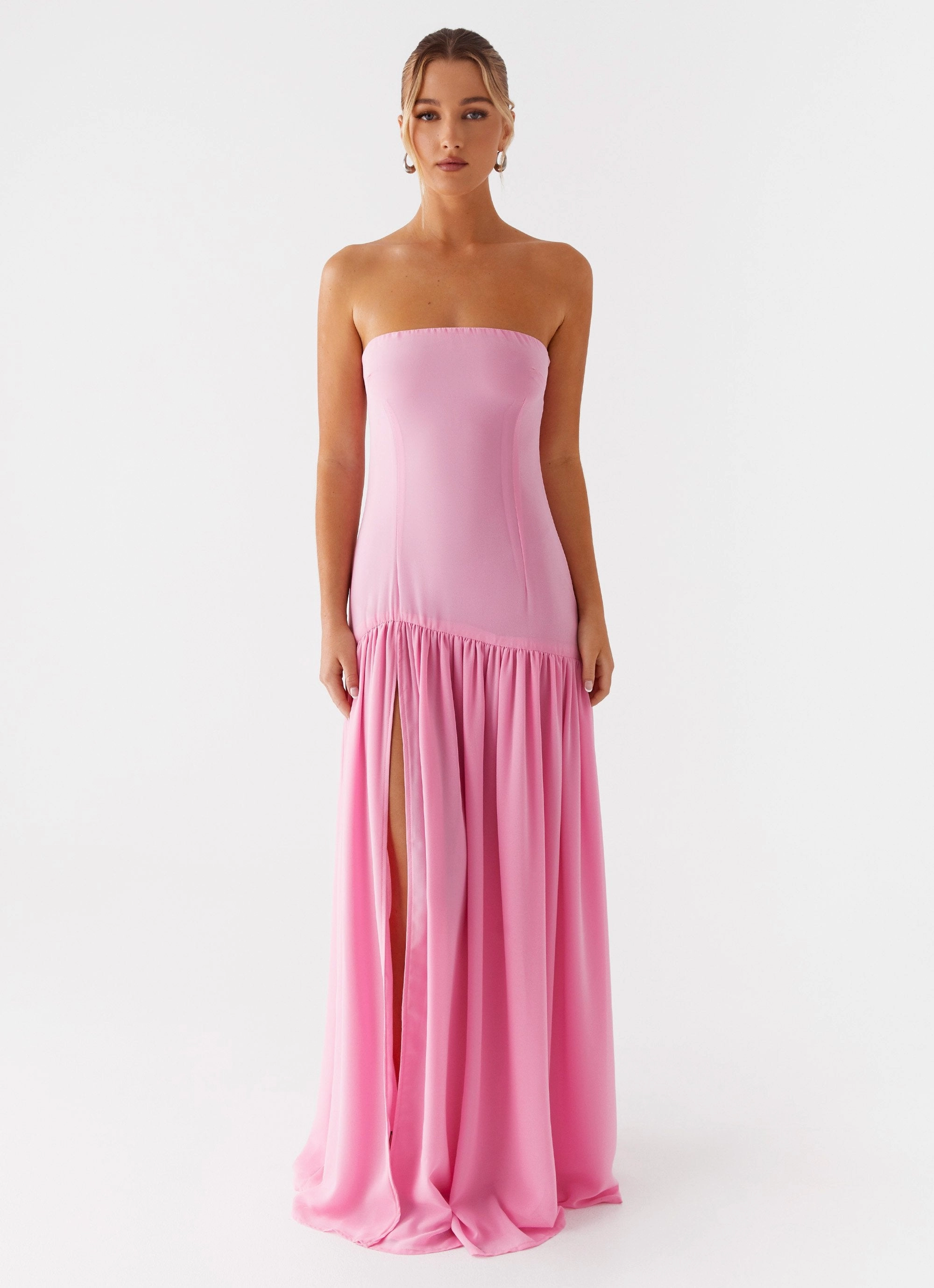 Classic Flow Eden Strapless Maxi Dress - Pink