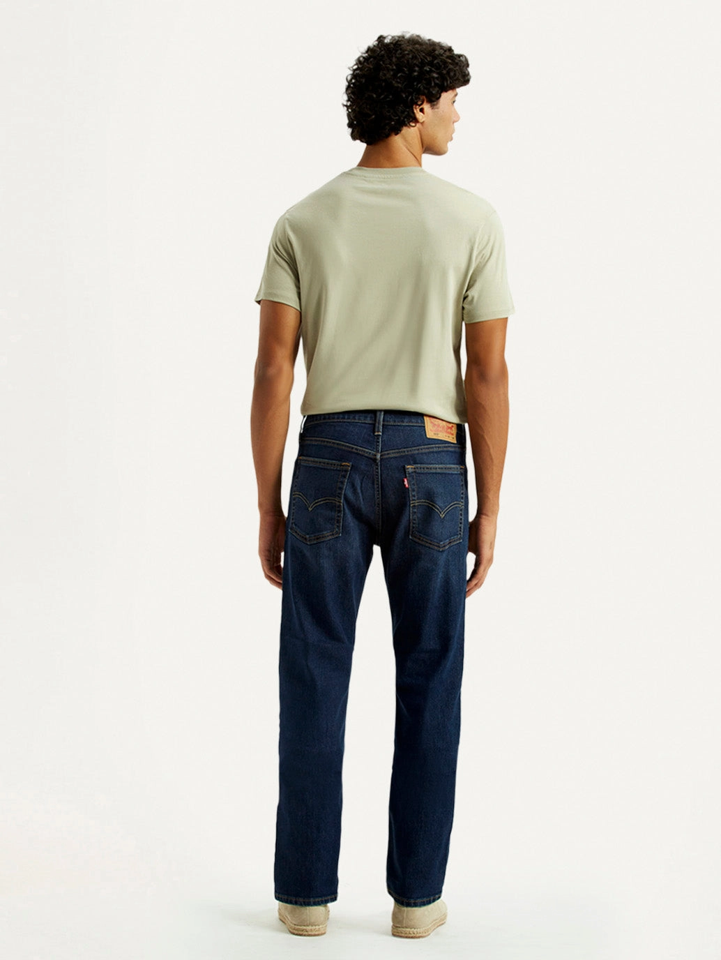 Men's 513 Dark Blue Slim Straight Fit Mid Rise Jeans Yearlong Fit