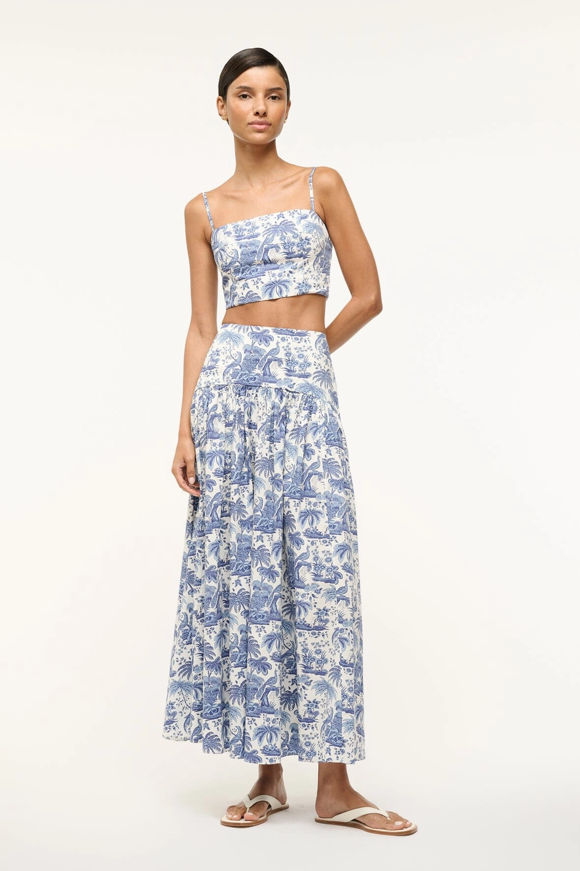 Modern Tones Calm Mood PROCIDA SKIRT | BLUE TOILE