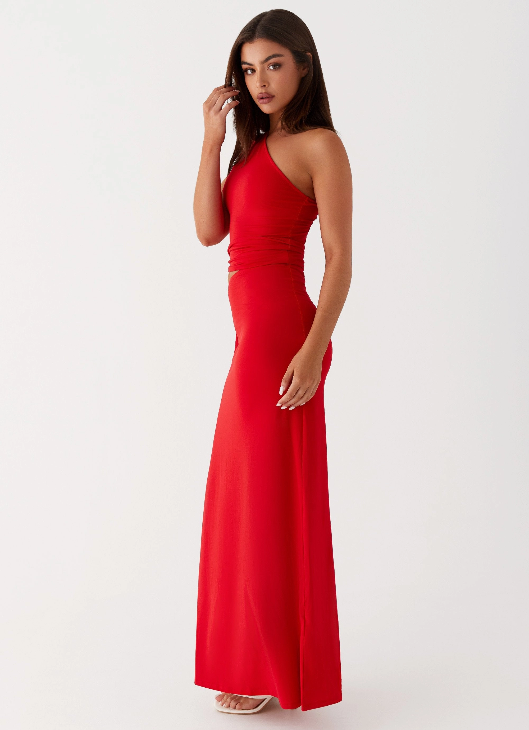 Day-to-evening dress Family Warm Love Me Tie Maxi Dress - Red