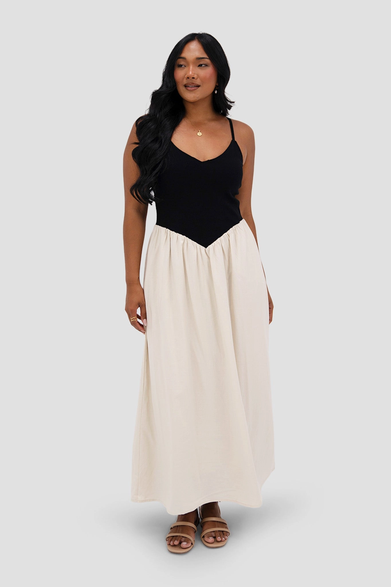 Bold Pattern YARA DRESS BLACK/NEUTRAL