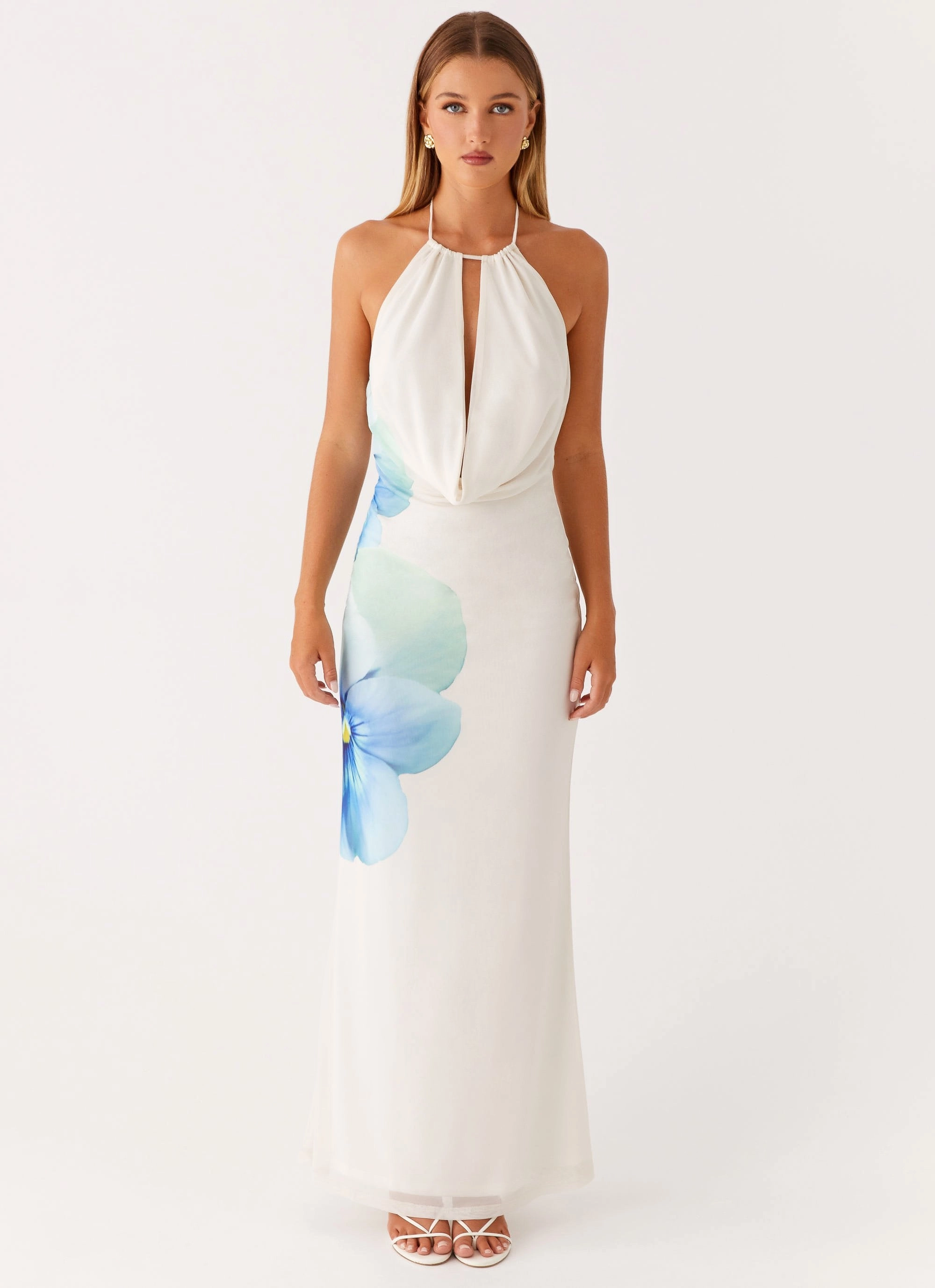 Elo Maxi Dress - Ivory Soft Air Versatile Edge