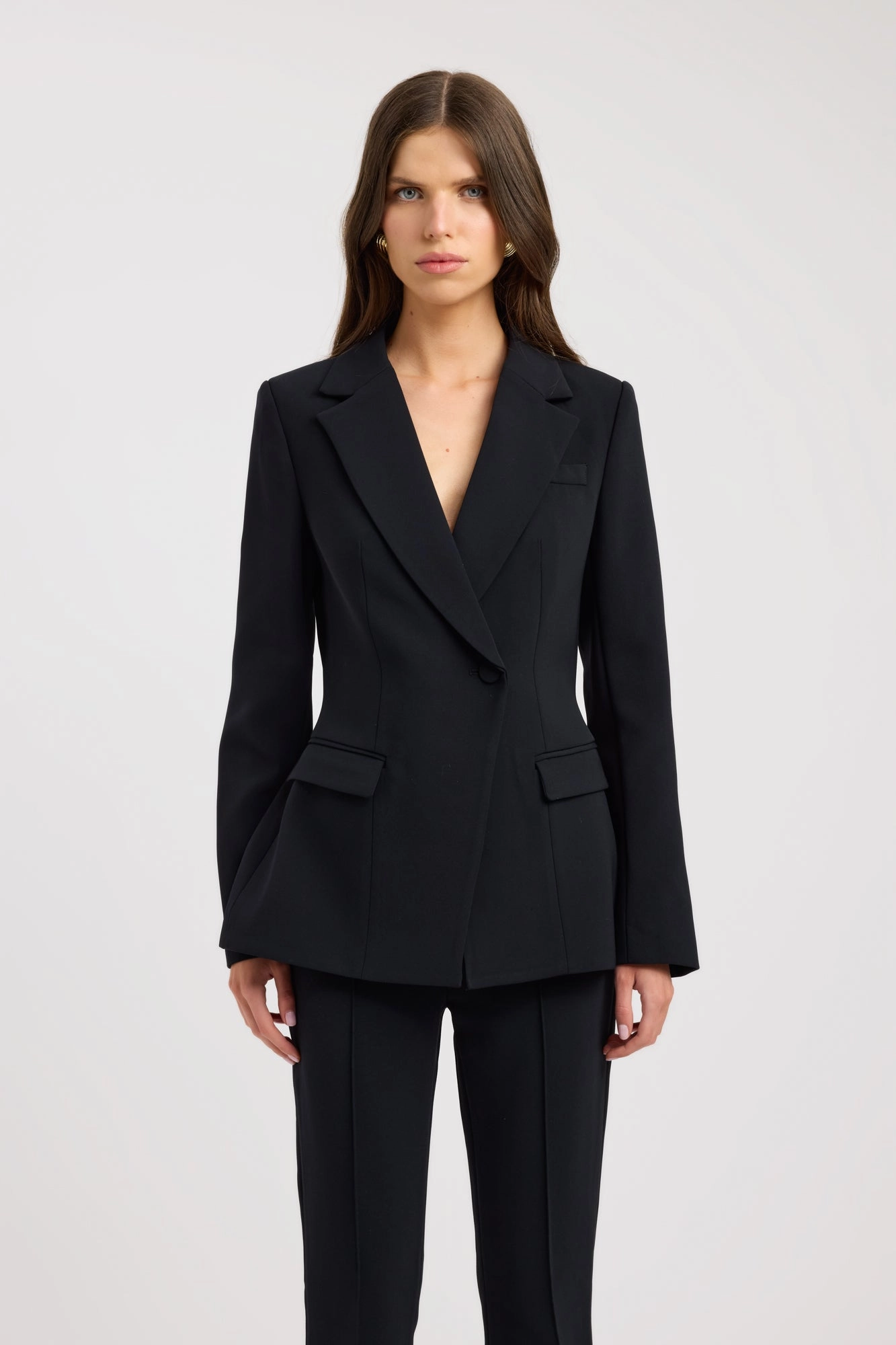 Stretch Cloth Anti Pilling Surface Alto Cinched Blazer