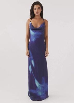 Astra Maxi Dress - Cyber Rose Chill Base