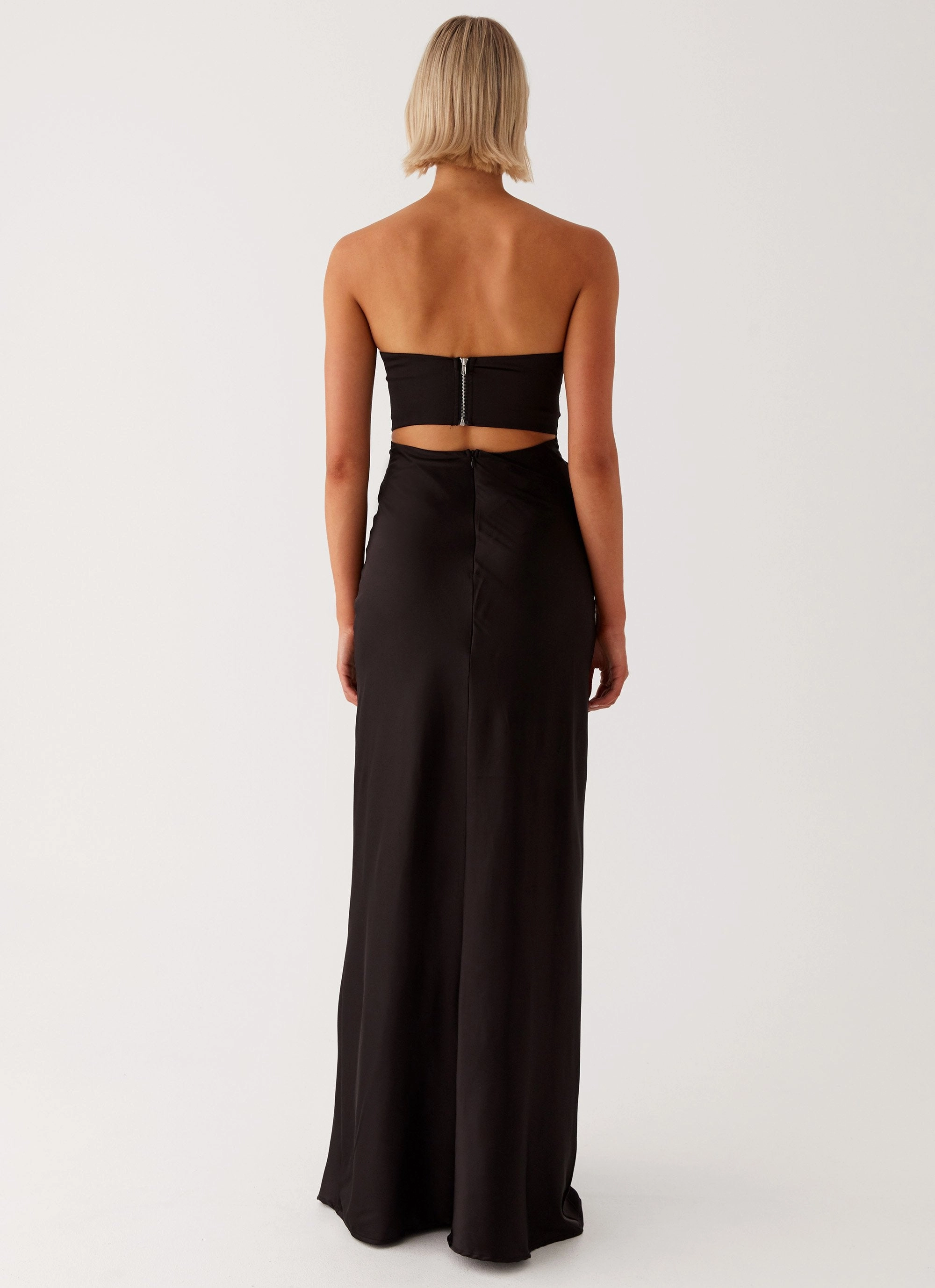 Stain-Resistant Tianna Strapless Maxi Dress - Black