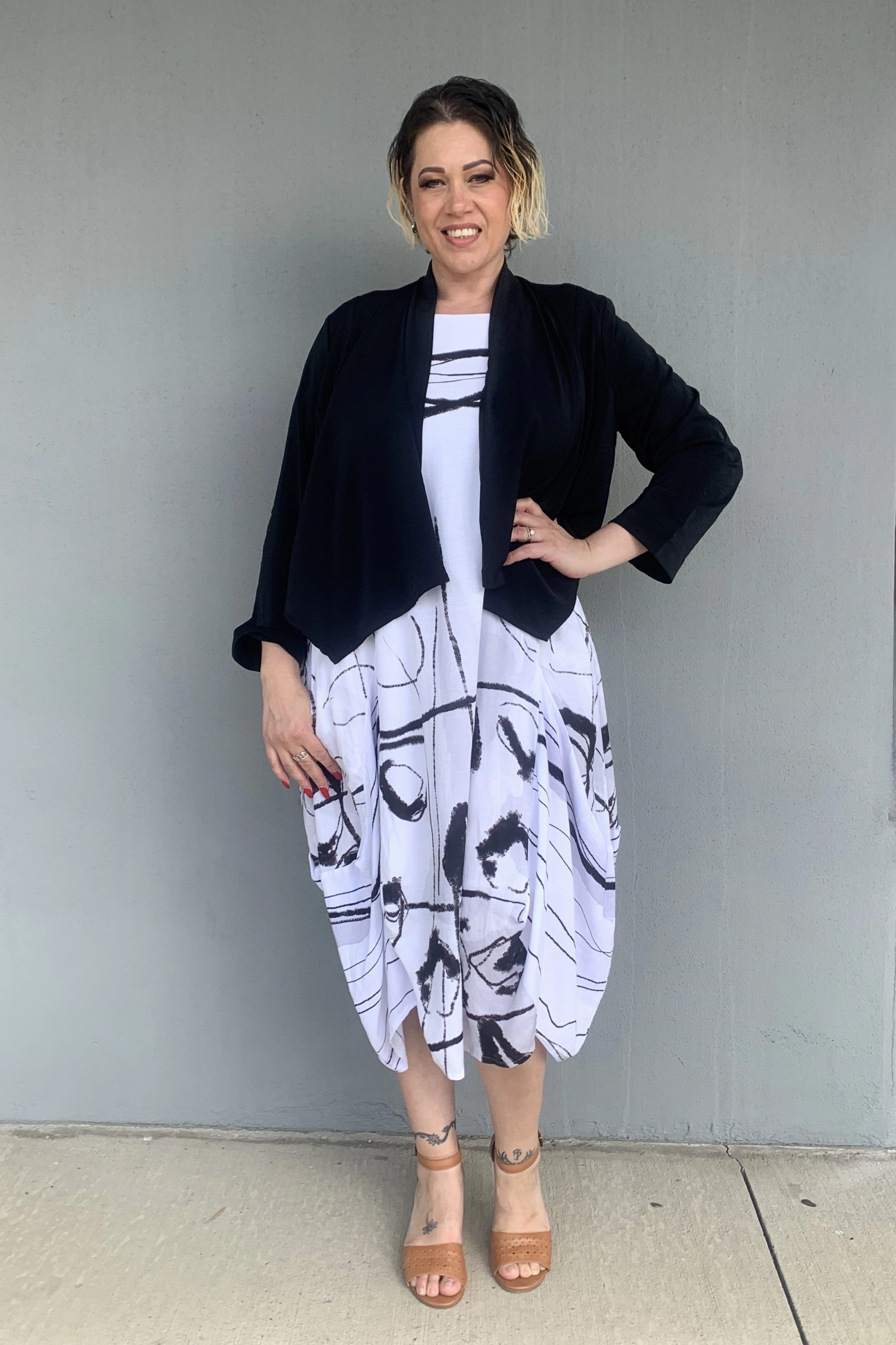 Flexible Shoulder LightweightConstruction Ever Sassy - 64011 Slinky Knit Cover Up