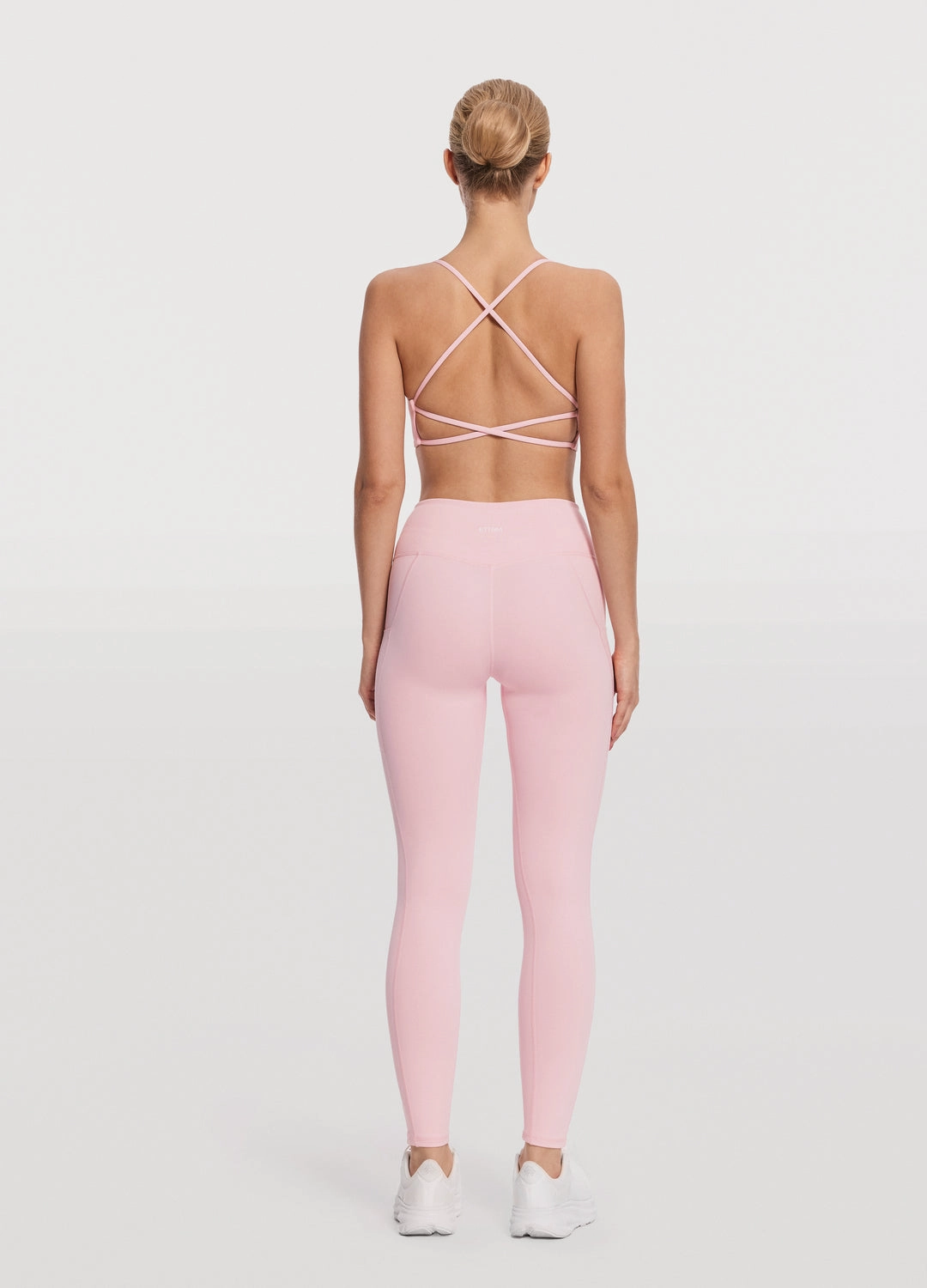 Side Pocket Leggings Simple Line