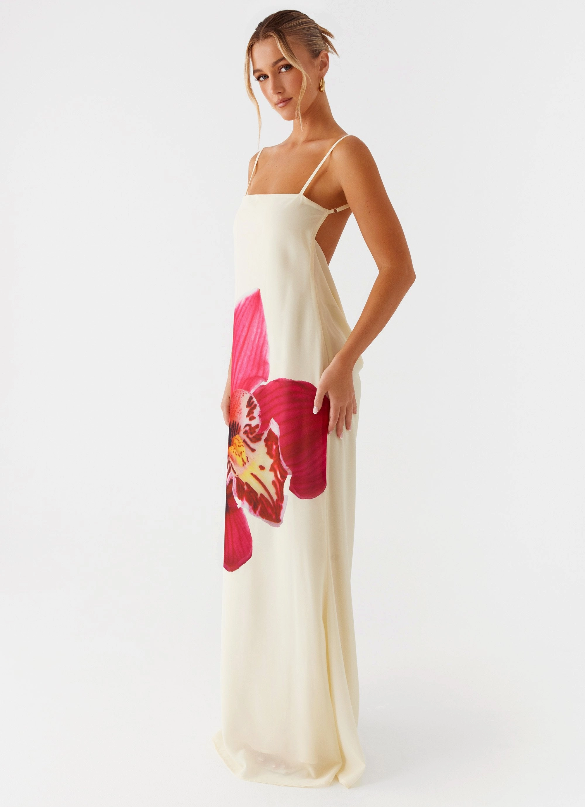 Minimal Core Work Comfort Affirmation Maxi Dress - Yellow