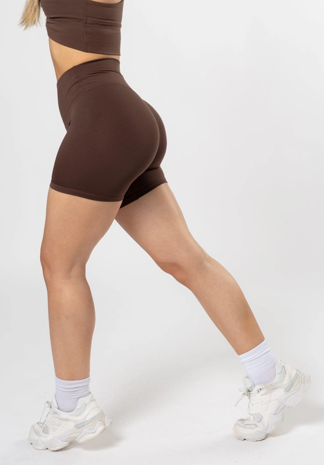 Reluna Original Sculptseam? Short 5" Walnut Fleece Lining spring shorts