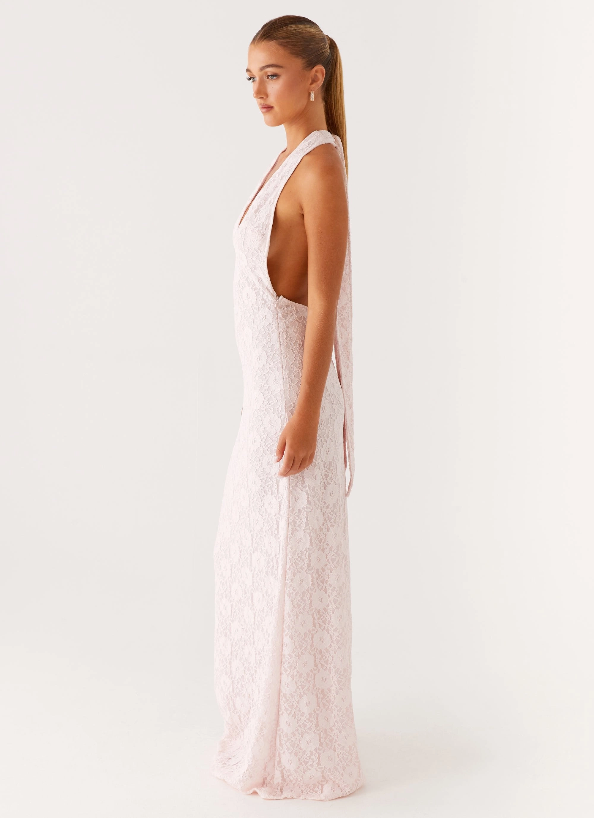 Flattering Wearable Flared shape Carly Maxi Dress - Pink