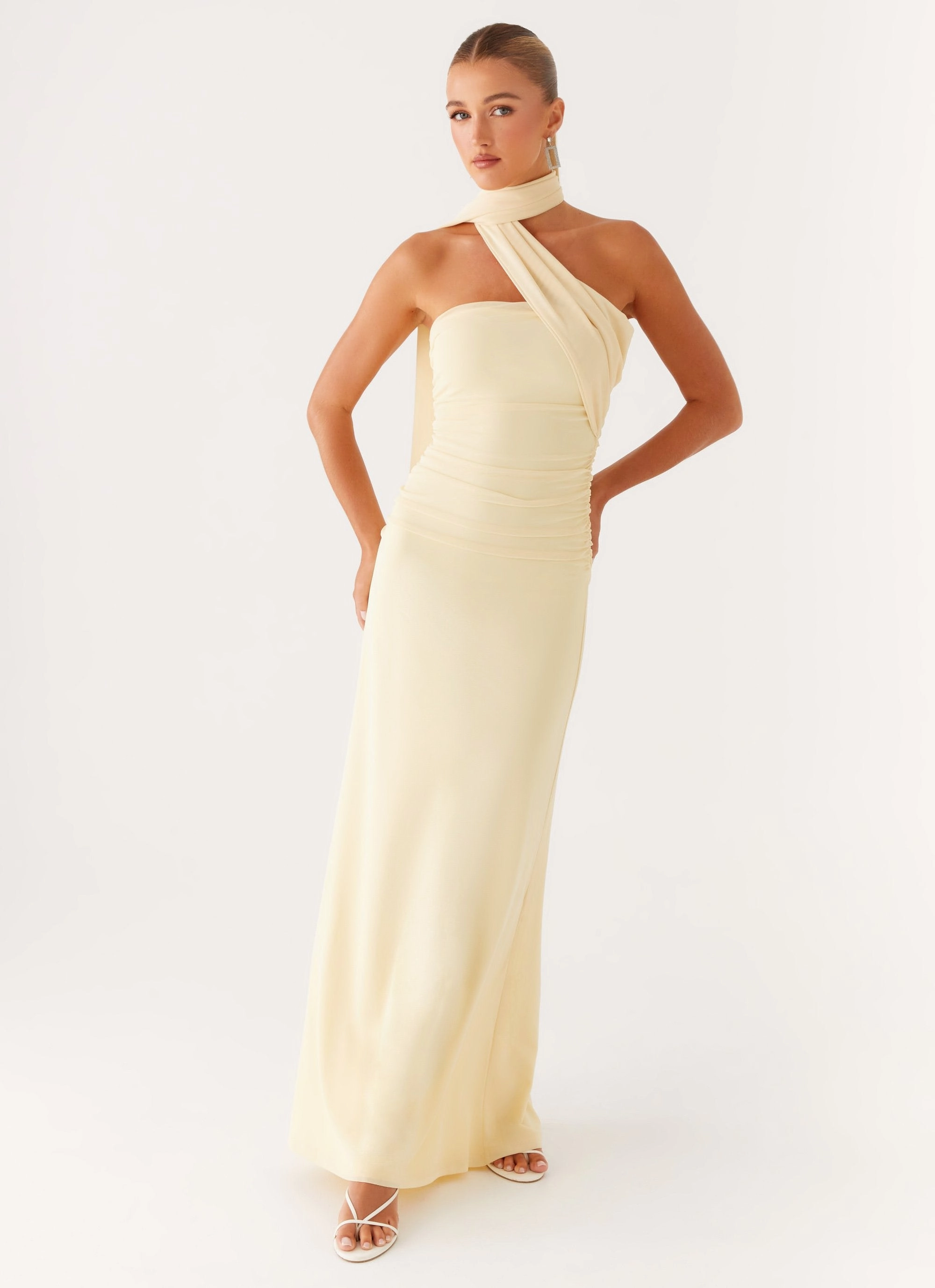 Songbird Maxi Dress - Yellow Eco Friendly