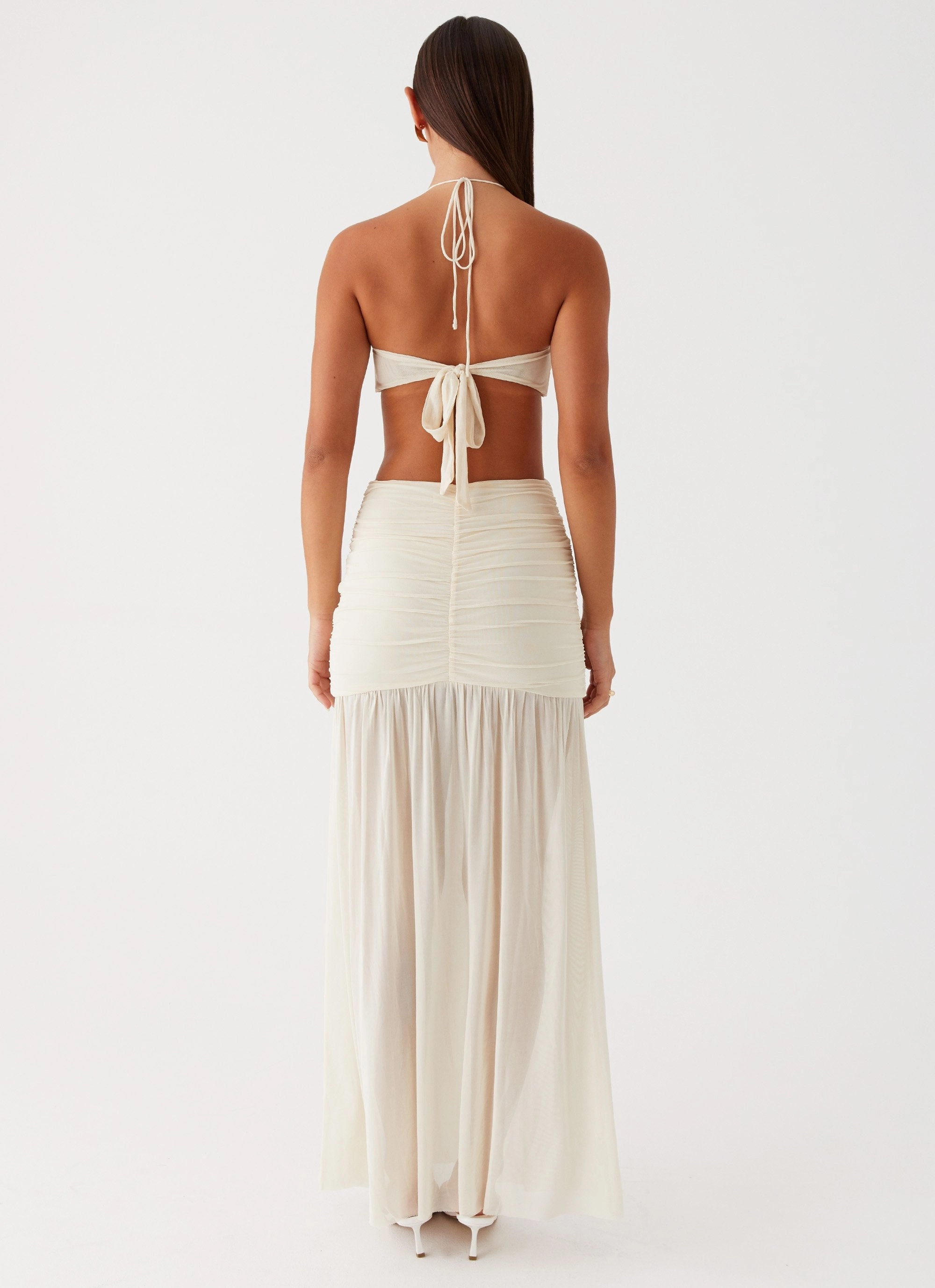 Clover Cut Out Maxi Dress - Lemon Effortless weekend dress