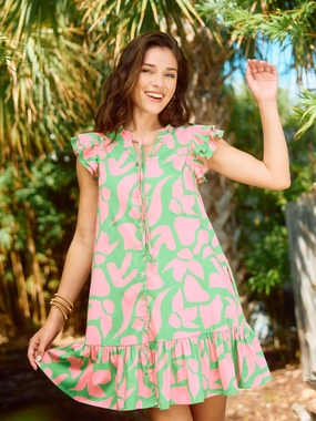 FINAL SALE - Abby Dress | Piece By Piece Pink Picture Perfect Work Appropriate