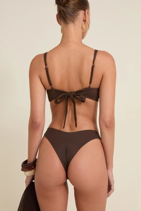 Metallic Finish Fiji Bottom - Espresso