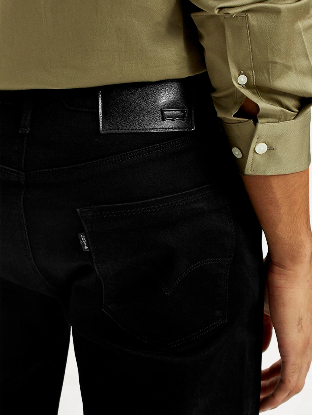 Four Way Stretch Fabric Classic Five Pocket Men's Redloop 511 Dark Indigo Slim Fit Mid Rise Jeans